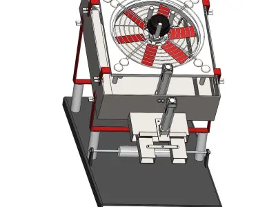 Strong wind removal machine 3D model