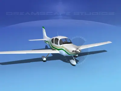 Cirrus SR22 V06 3D model