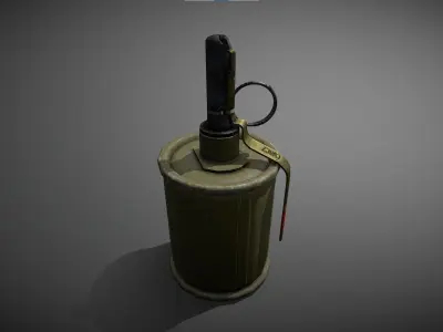 RG-42 Grenade Low-poly 3D model