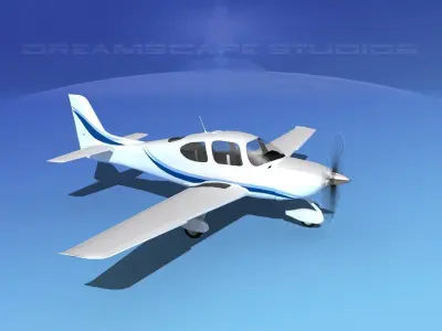 Cirrus SR22 V04 3D model