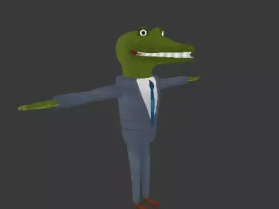 alligator shepherd 3D model