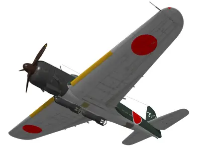 Nakajima B6N1 Tenzan Type11 3D model