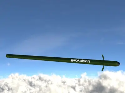 Cirit-Laser Guided Missile Low-poly 3D model