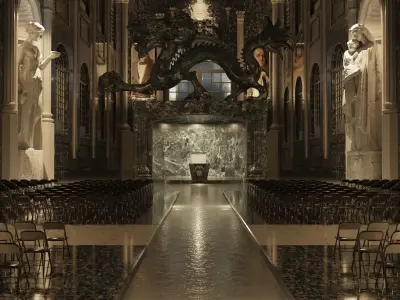 The Lodge - Arnold Render 3D model