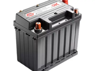 Realistic Automotive Battery 9K Power Low-poly 3D model