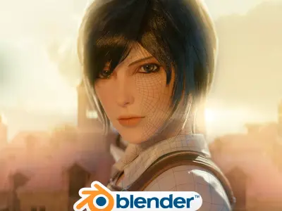 Mikasa Ackerman - Attack on titan Season 4 Part 2 Low-poly 3D model