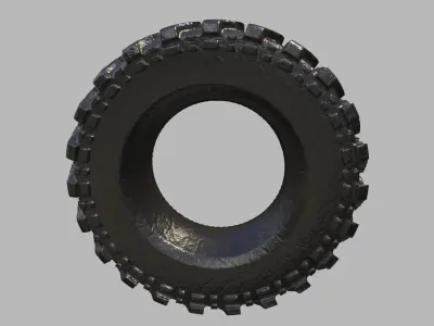 Tire 4K 3D model