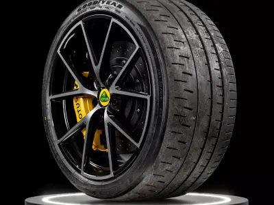 Goodyear Eagle F1 SuperCar 3R 305 30 ZR19 98Y 3D model