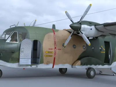 CASA 212 Aviocar 3D model