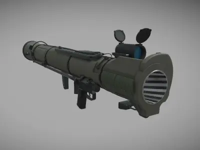 Modern Carl Gustaf - 84mm Recoilless Rifle 3D model