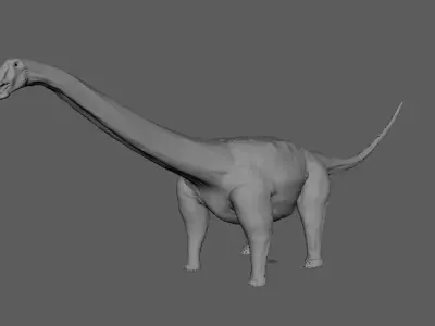 Brachiosaur Free 3D model
