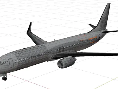 Boeing 737-800 Lion Air 3D model 3D model