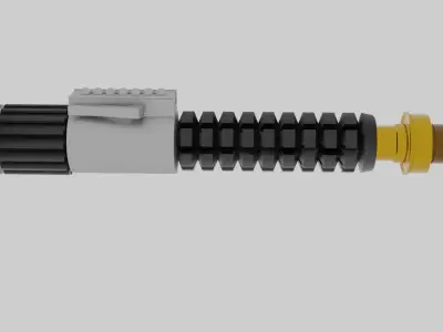 Obi-Wan Wenobi lightsaber 3D model Free 3D model