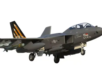 KAI KF-21 Boramae 3D model