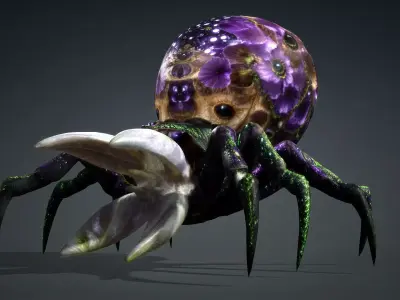 Spider Monster-V1d 3D model