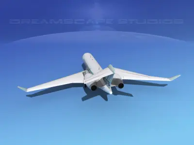 Global Express 8000 V02 3D model