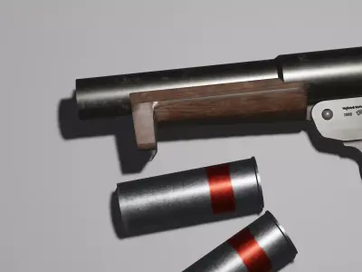 Walther Model SLD Free low-poly 3D model