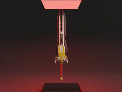 Gauss Sword 3D model