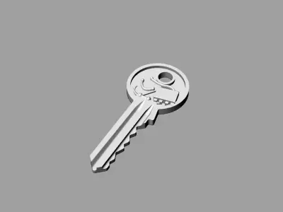 Doctor Who TARDIS Key perception filter Miniature 6th Scale 3D print model