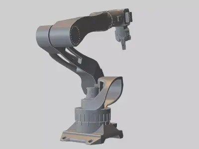 Industrial Robotic Arm 3D model shop