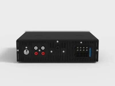 BOSS MARINE RECEIVER CAR RADIO Low-poly 3D model