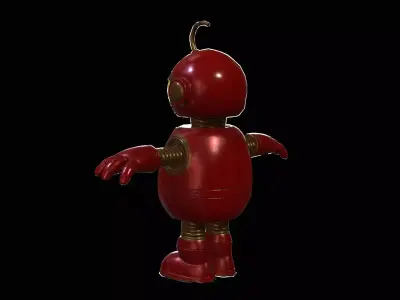 Minirobotic4Pack3 Low-poly 3D model