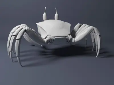 Ghost Crab High Poly 3D model