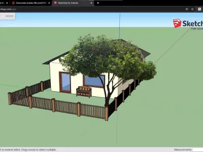 house in sketchup 3D print model