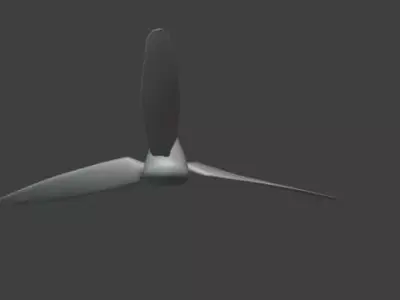 3 Blade Propeller RC Airplane and Wind Turbine 3D print model