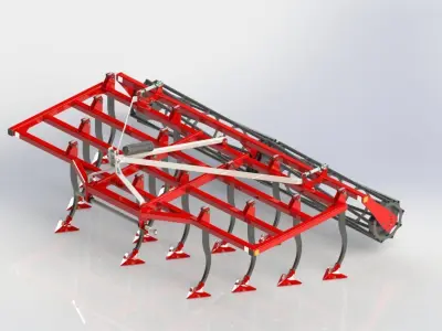 WG 1001 - Landscape cultivator 5 in 1 3D model