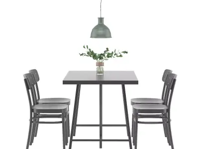 Dining Furnitures Set 30 Free 3D model