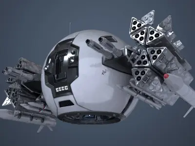 Military Drone Mk1 Used Look 3D model