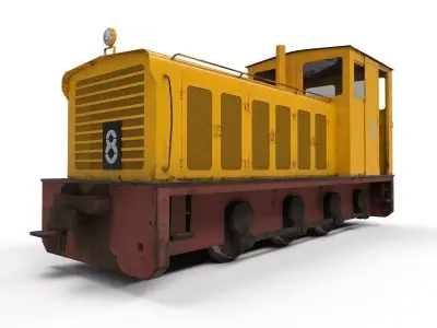 Lori Sugar Mill  Low-poly 3D model