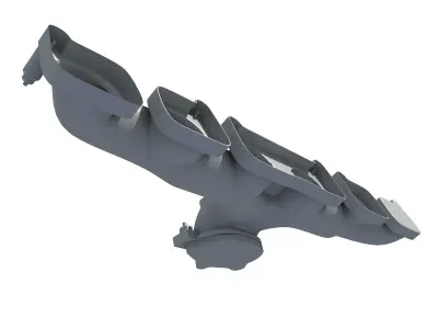 Exhaust Manifold V12 3D model