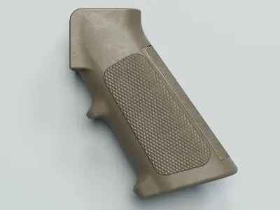 A2 Pistol Grip - Replica Low-poly 3D model