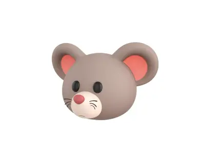 Prop151 Rat Head 3D model