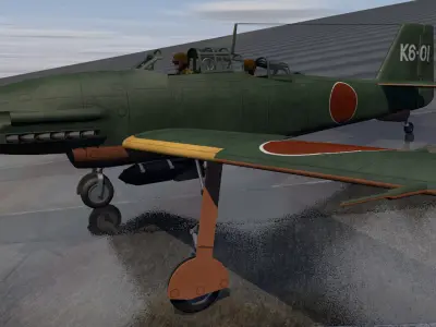 Aichi M6A1-K Nanzan 3D model