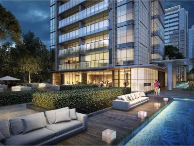 office building Commercial streets 3D model