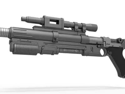 Blaster A-180 from Star Wars 3D model