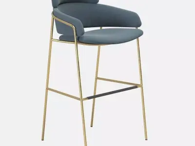 Debi Strike Stool 3D model