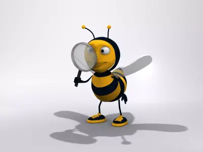 Bee Character 3D model