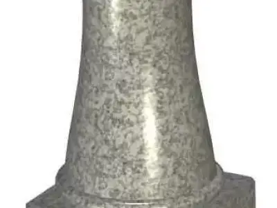 Classical column 3D Model Free low-poly 3D model