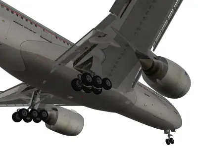 Boeing 777-200LR Ceiba Intercontinental Airlines 3D model