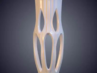 Futuristic Parametric Voronoi Vase Statue PM-904 3D print model