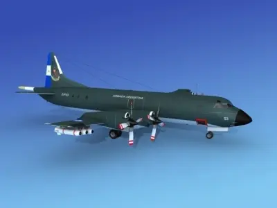 Lockheed P-3 Orion Argentina 3D model