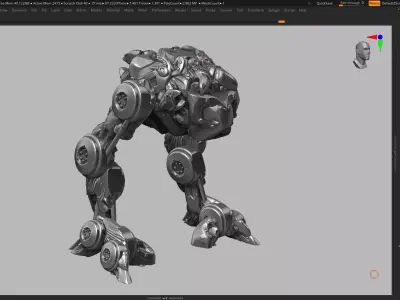 robot battle a04 3d print model 3D print model