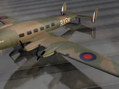 DeHavilland DH-91 Albatross 3D model