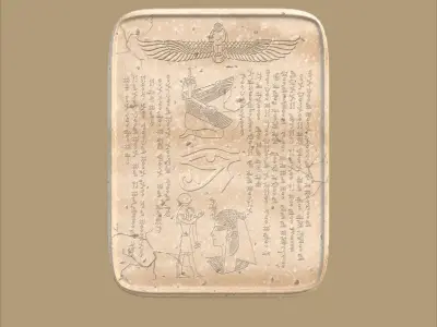 Ancient Egypt Series 1 Detailed 3D Model with PBR Textures 3D model