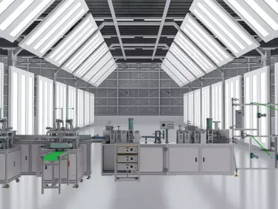 KF94 Mask machine 3D model