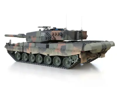 Panzer 87 - Swiss Army 3D model